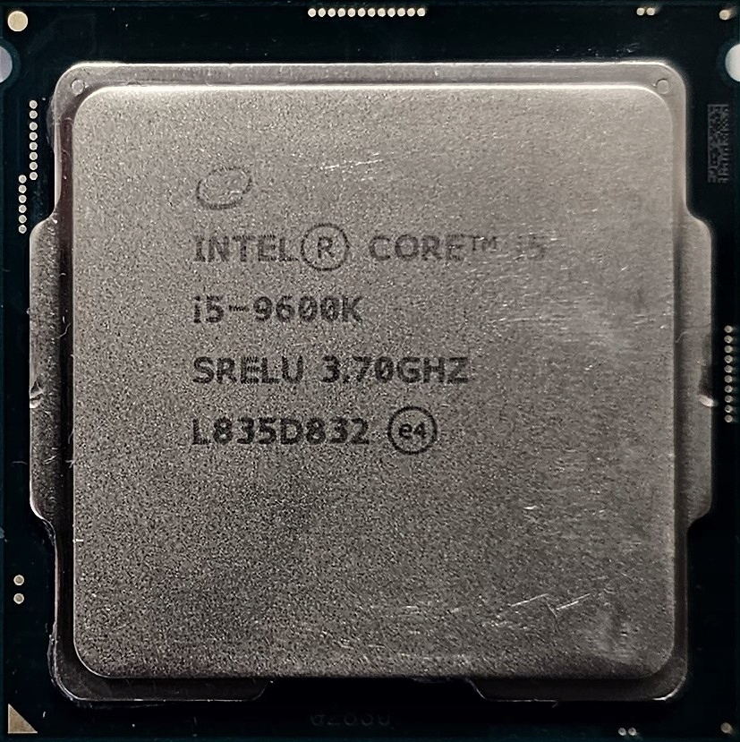 Procesor Intel Core i5-9600K SRELU 6 x 3,7 GHz BOX