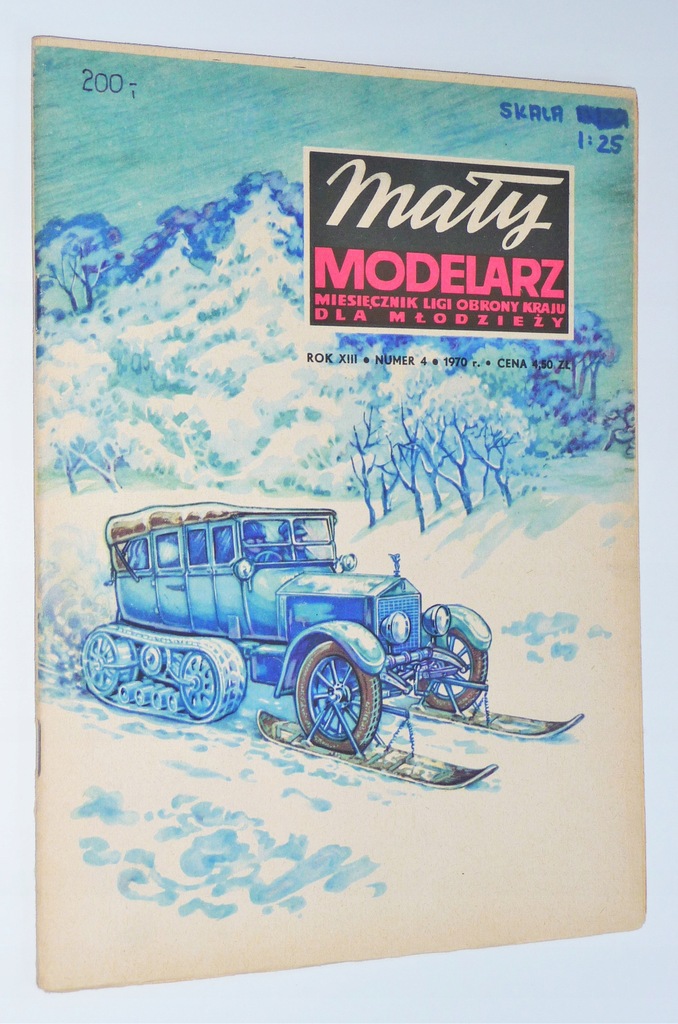 Mały Model. nr.4/70 Sam.którym jeździł W. I. LENIN