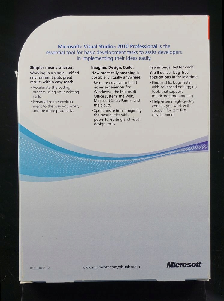 Купить Visual Studio 2010 Professional (ПОЛНАЯ, КОРОБКА): отзывы, фото, характеристики в интерне-магазине Aredi.ru