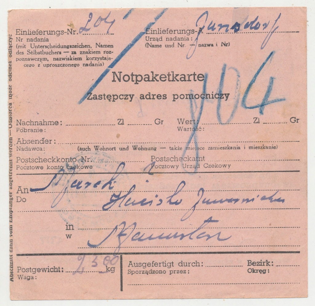 GG - Skart Zastępczy Przeworsk 1944. (834)