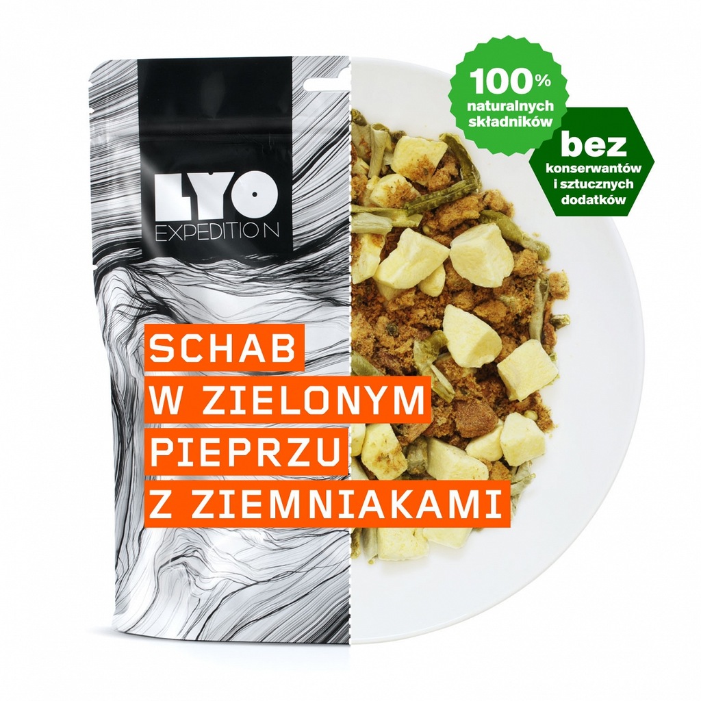 Żywność liofilizowana Lyo food Schab w pieprzu 500