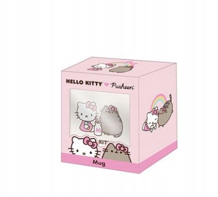 PUSHEEN Kubek Hello Kitty & Pusheen