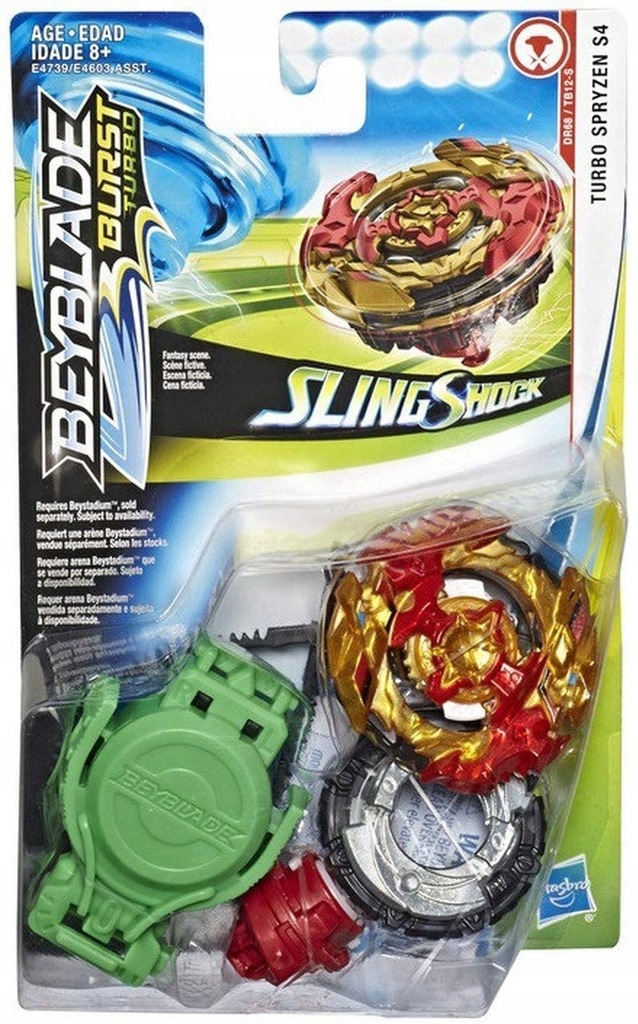BEYBLADE Slingshock Turbo Spryzen S4 8+