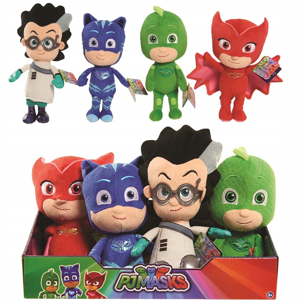 Zestaw maskotek PJ Masks Pidżamersi 4 szt nowe