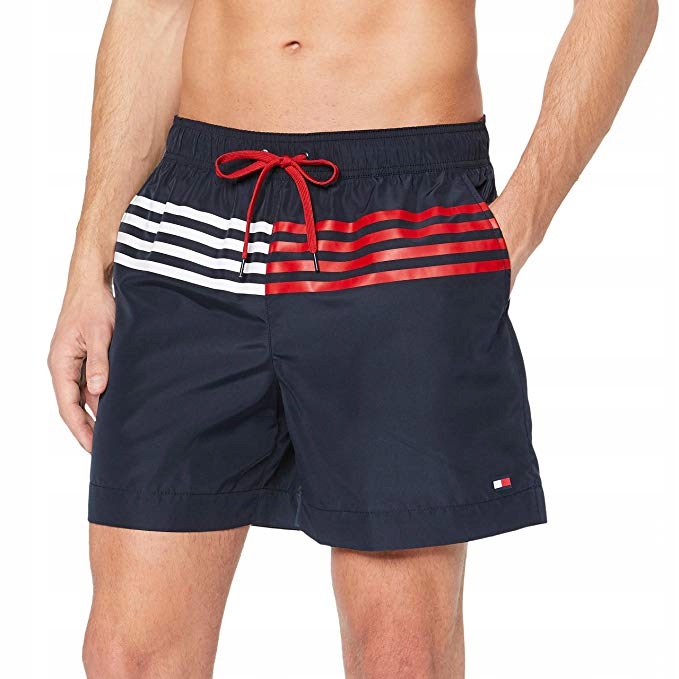 R3002 TOMMY HILFIGER SZORTY KĄPIELOWE MĘSKIE R.M