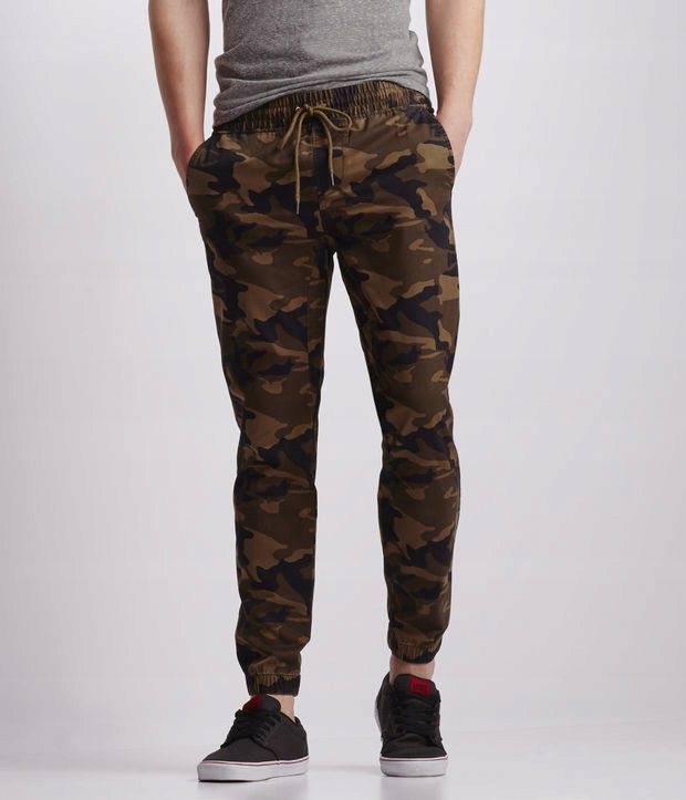 Aeropostale joggery camo M USA bojówki moro