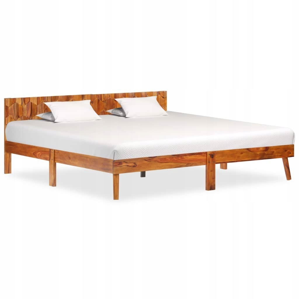 Lumarko Rama łóżka, lite drewno sheesham, 180 x 20