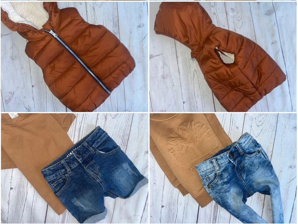 r.80-86 Mega paka 59szt zestaw ubranek dla Synka chłopca zara adidas lato