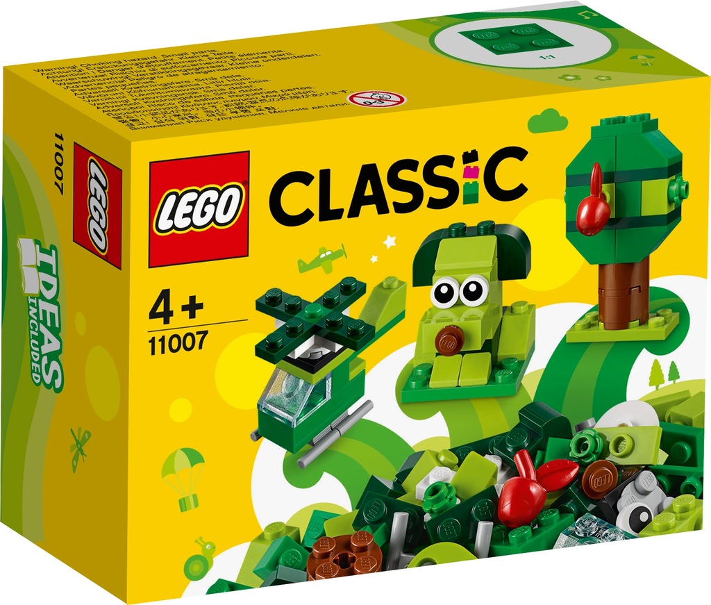 Lego Zielone klocki kreatywne 11007