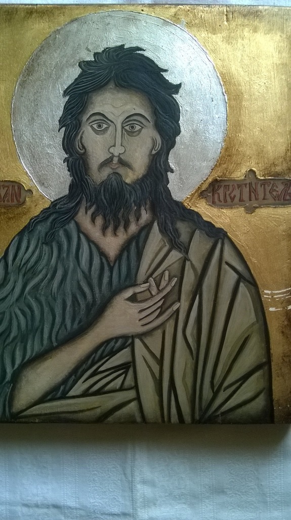 Jan Chrzciciel ikona Rosja początek XX wieku