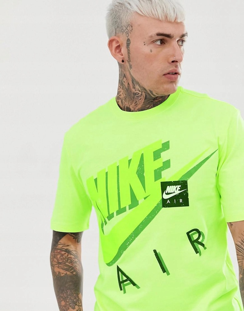 NIKE__XDI ZIELONY T-SHIRT MĘSKI Z NADRUKIEM__M