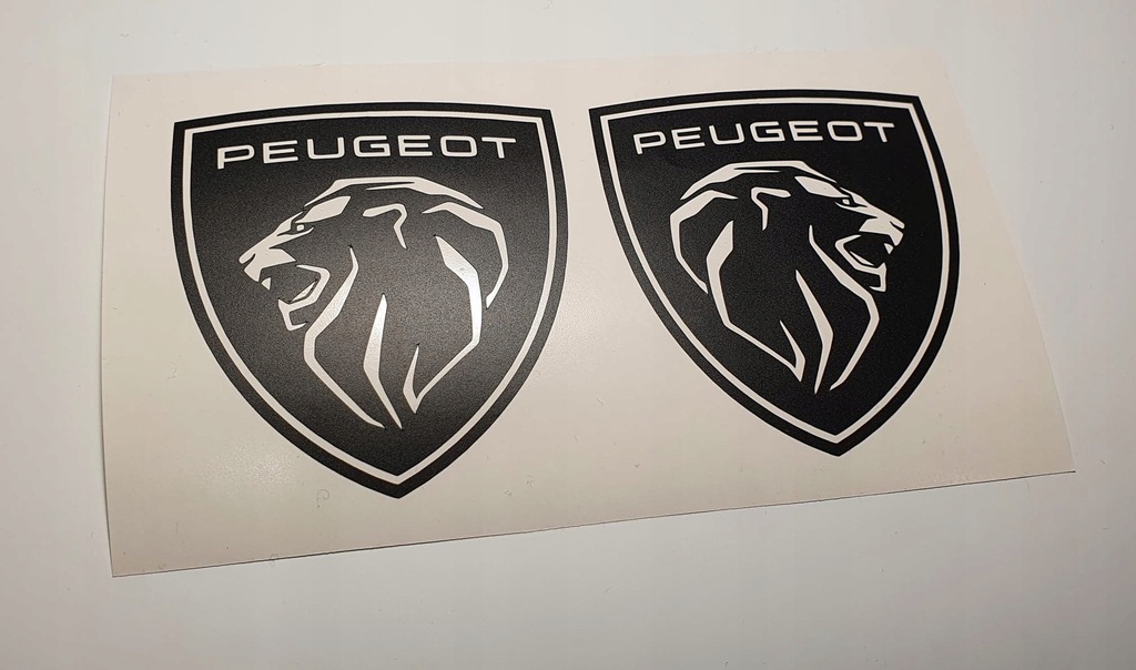 Naklejki PEUGEOT nowe logo LEW 2 sztuki