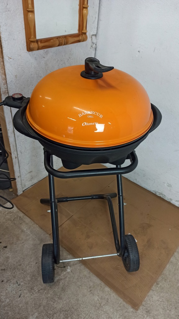 Grill elektryczny ogrodowy Ohmex z osłoną 9967739373 oficjalne