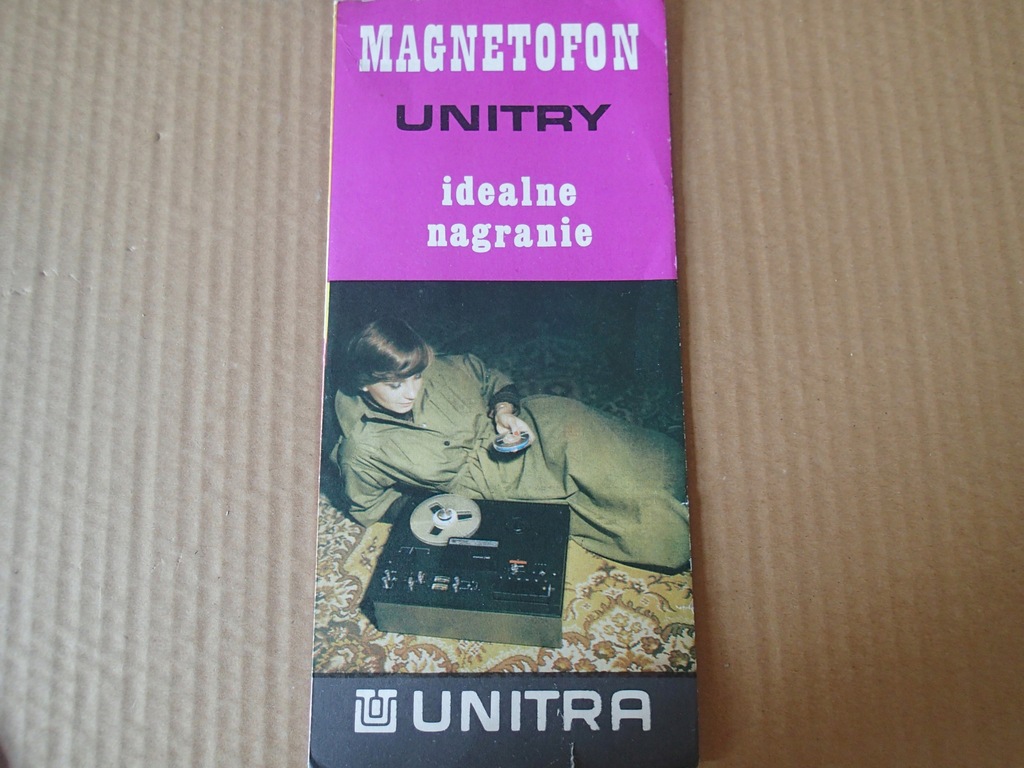 Katalog reklama magnetofony Unitra 1978 r