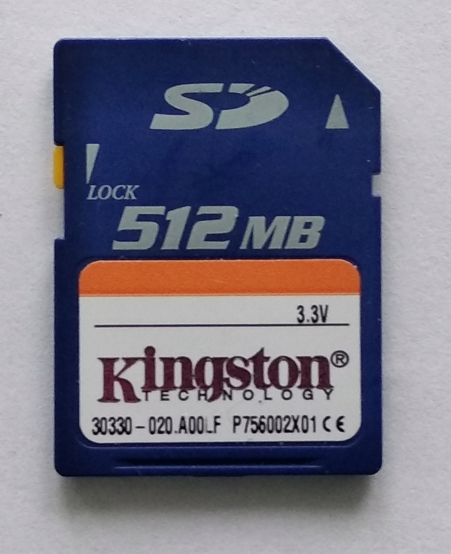 SD 512 MB Kingston