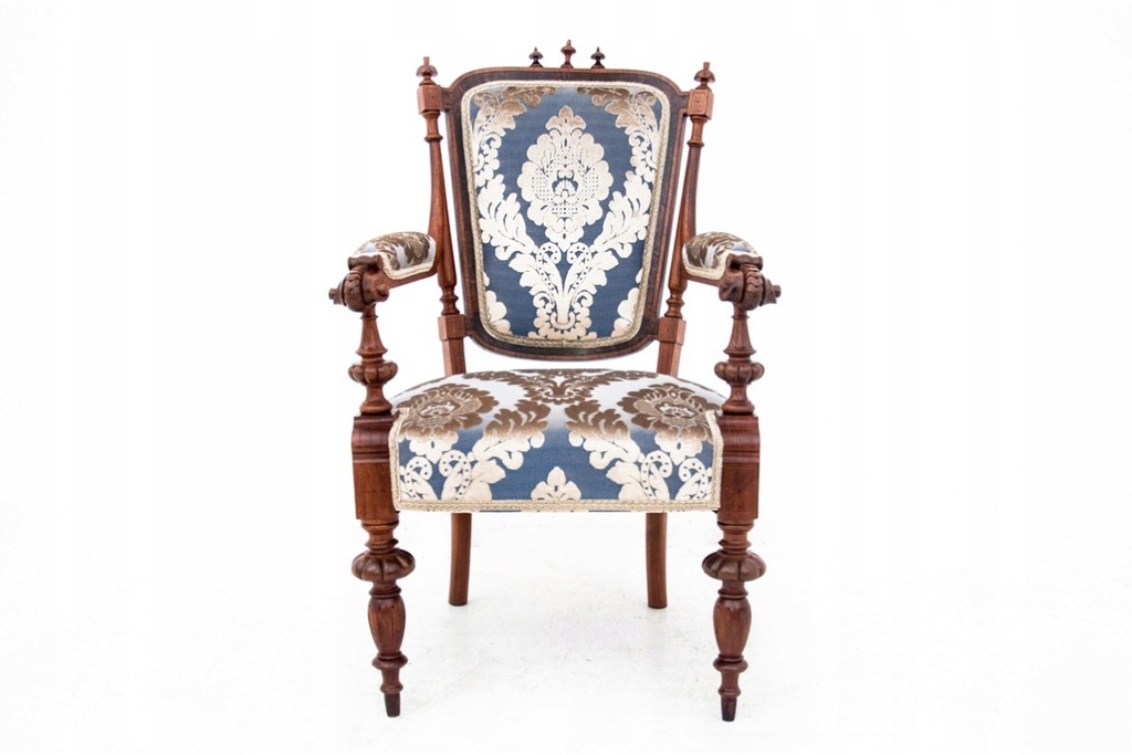 Zabytkowy fotel, Europa Północna, koniec XIX wieku