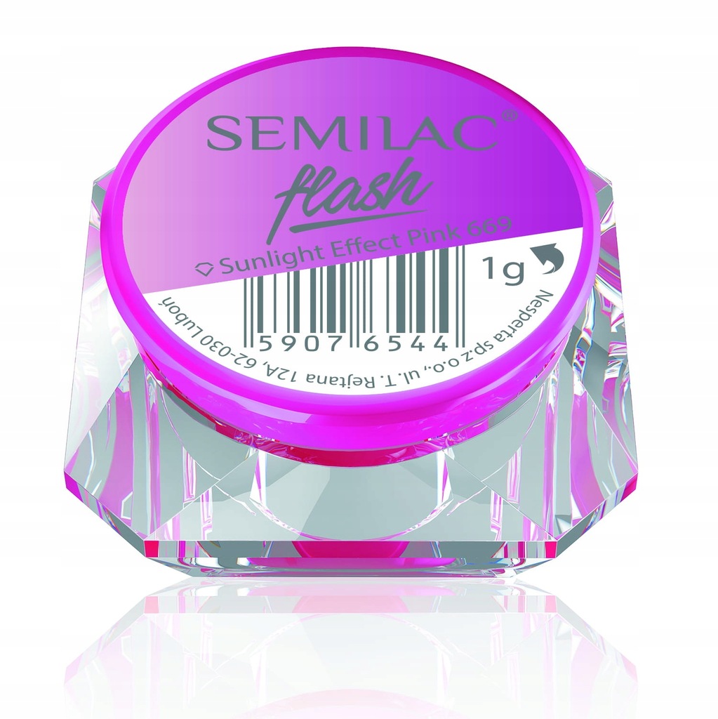 Semilac efekt Flash Sunlight Effect Pink 669