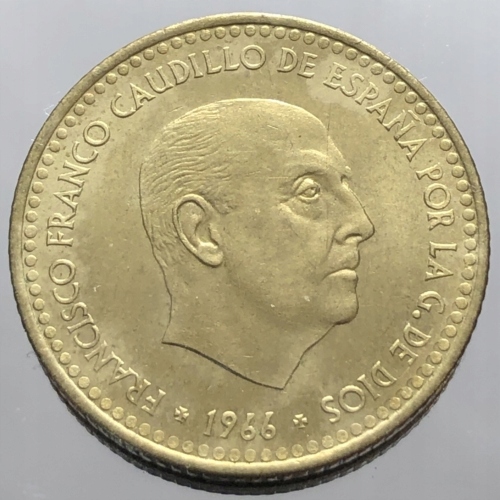 6738. Hiszpania - 1 peseta - 1966(71) r.