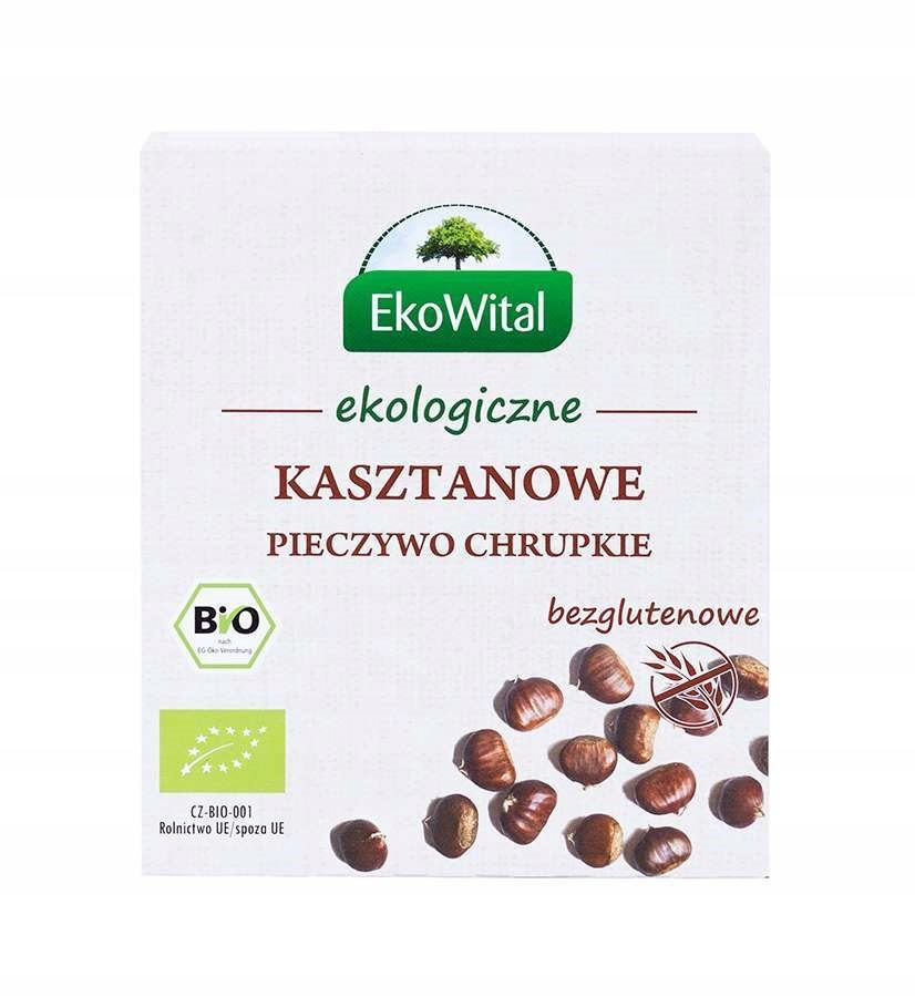 Chlebki chrupkie kasztanowe bezgl. BIO 100g