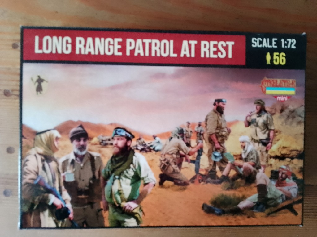1/72 Strelets LRDG Long Range Patrol At Rest połowa zestawu/2 wpraski