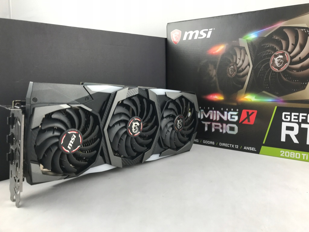 RTX 2080 Ti MSI Gaming X Trio 11GB - 14329594819 - oficjalne archiwum ...