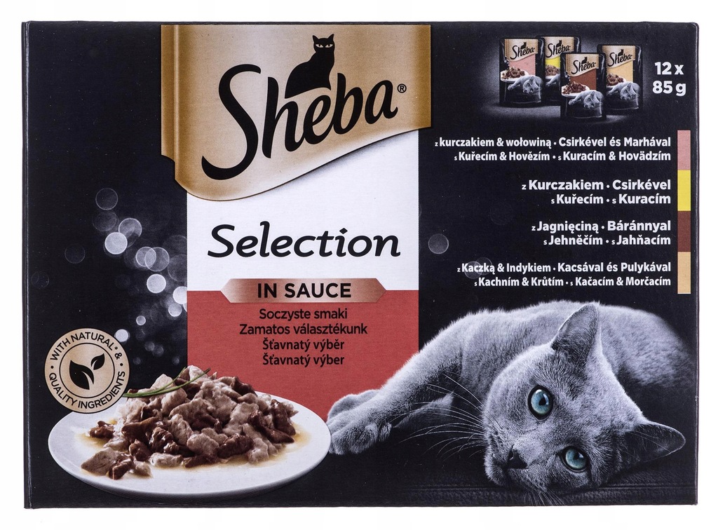 SHEBA 12x85g Select Slices Mix smaków w sosie