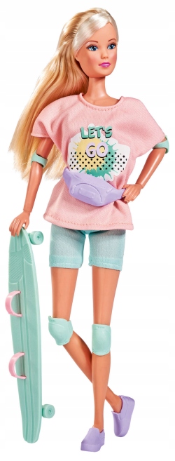 Steffi na longboardzie Simba