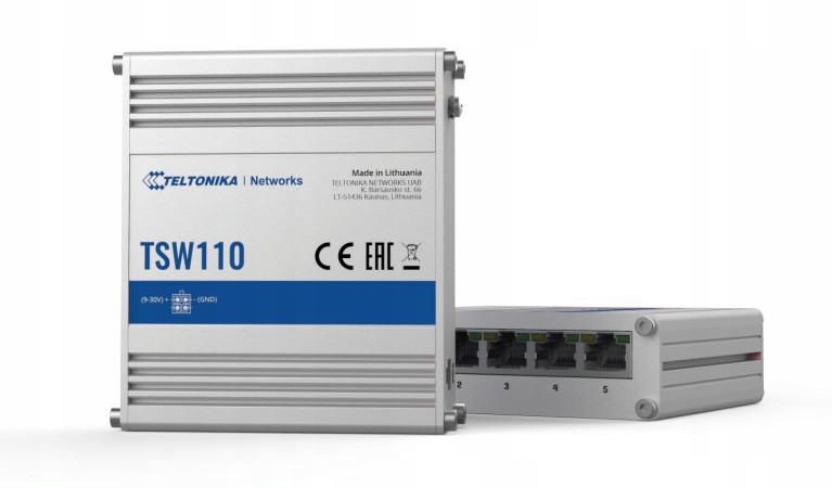 Teltonika TSW110 L2 UNMANAGED SWITCH, TSW110000000