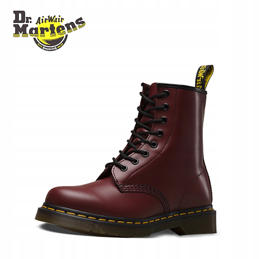 Glany Dr.Martens 1460 Gladka czerwony