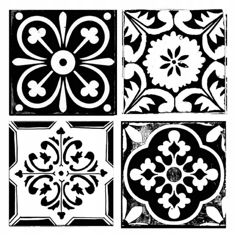 Купить Трафарет для 3D картины 18х18см 4 ДЕКОРА Azulejo: отзывы, фото и ...