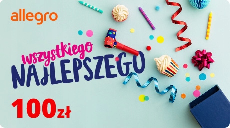 Karta podarunkowa Allegro cyfrowa 100 PLN