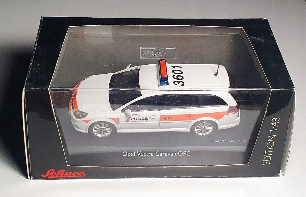 Schuco Opel Vectra C Caravan 1/43 Modellauto Silber | Mit Vitrine Und Sockel