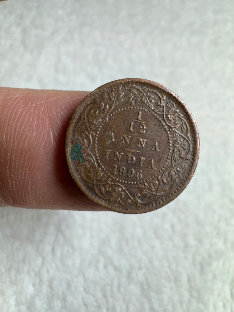 1/12 Anna 1906 Indie Edward VII