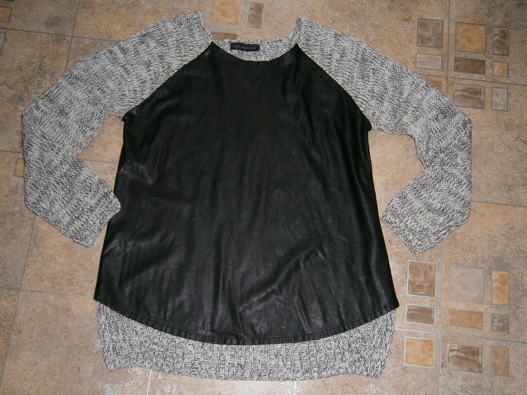 M&S COLLECTION SUPER BLUZA SWETER SKÓRA ROZ 40