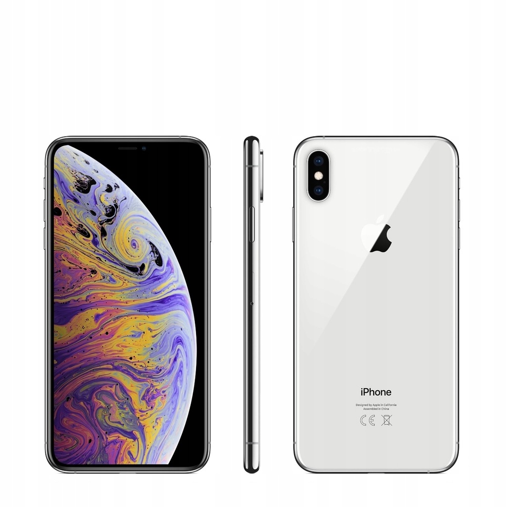 APPLE IPHONE XS MAX 512GB SILVER SREBRNY PL 24M GW