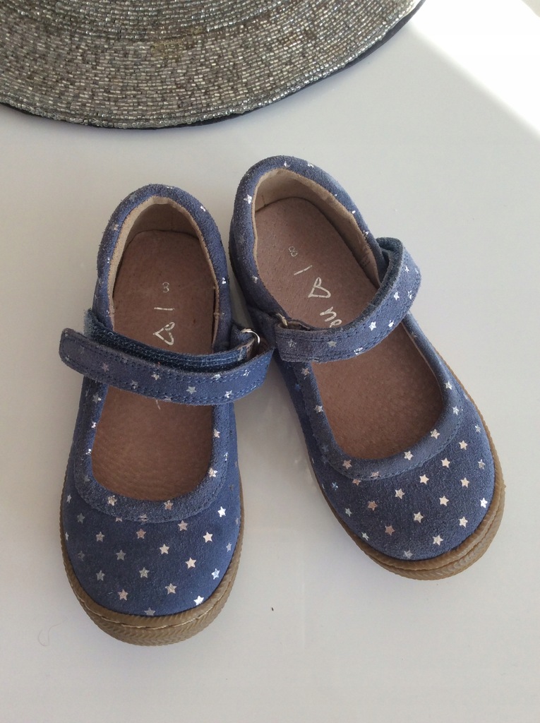 Clarks baleriny blue stars 25 / 26 wkl 16,5cm