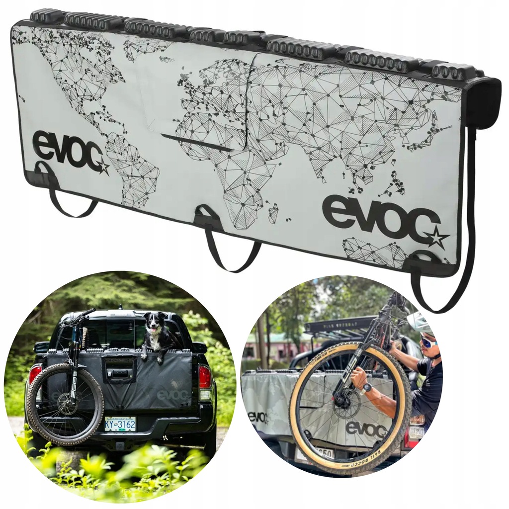 OSŁONA NA KLAPĘ PICK UP EVOC TAILGATE PAD CURVE STONE M/L SZARA NA BAGAŻNIK