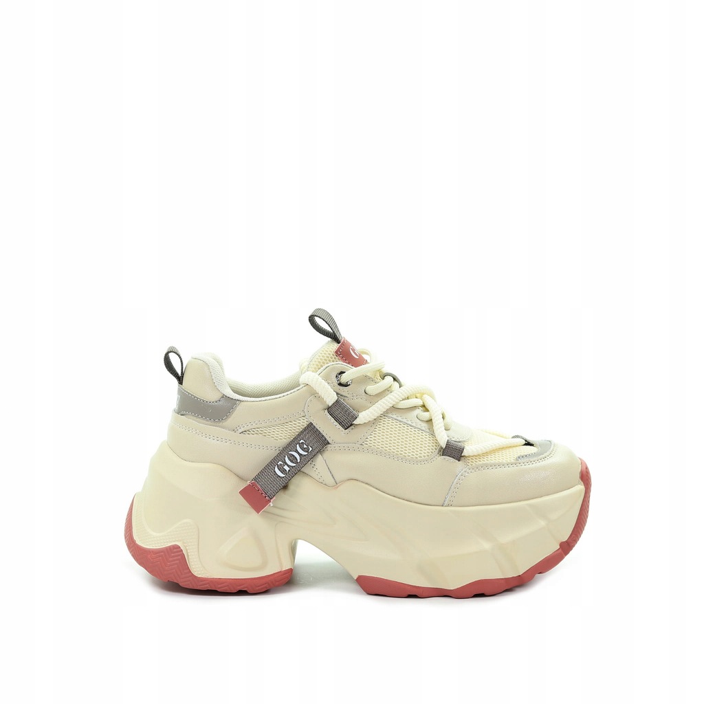 Damskie sneakersy beżowe GOE RR2N4053 - 36
