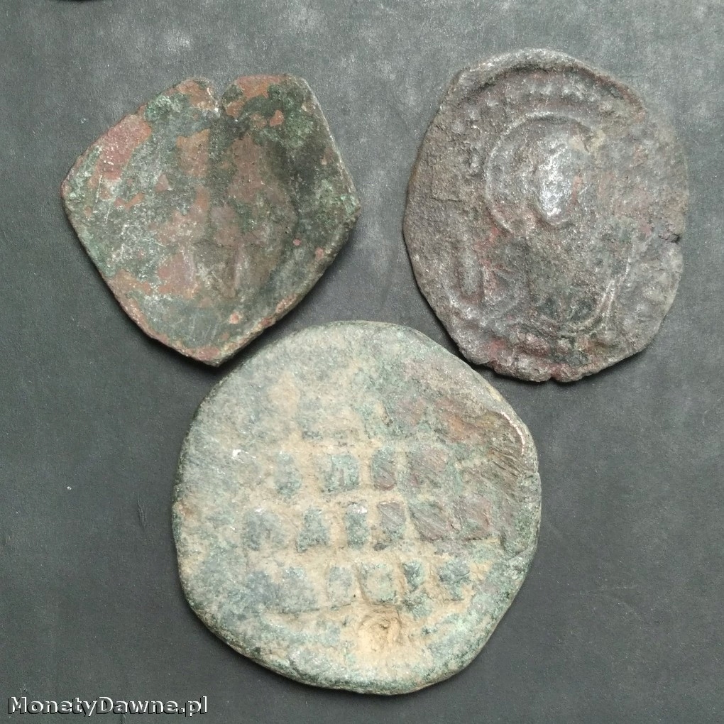 ZESTAW 3 x Bizancjum monety dawne