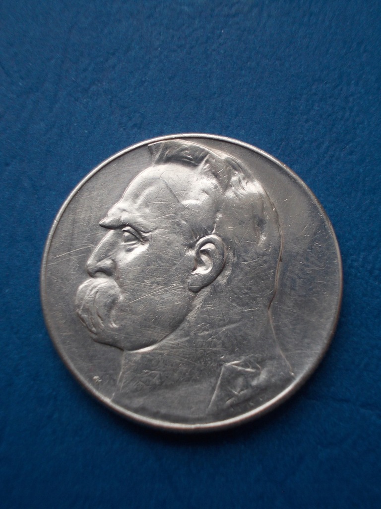 Józef Piłsudski 5 złotych z 1935 r. Ag 750 od 1 zł