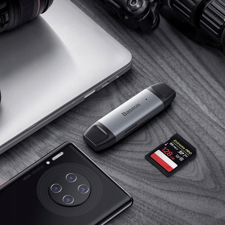 Купить Кардридер Baseus Micro SD TF OTG USB-C USB 3.0: отзывы, фото, характеристики в интерне-магазине Aredi.ru