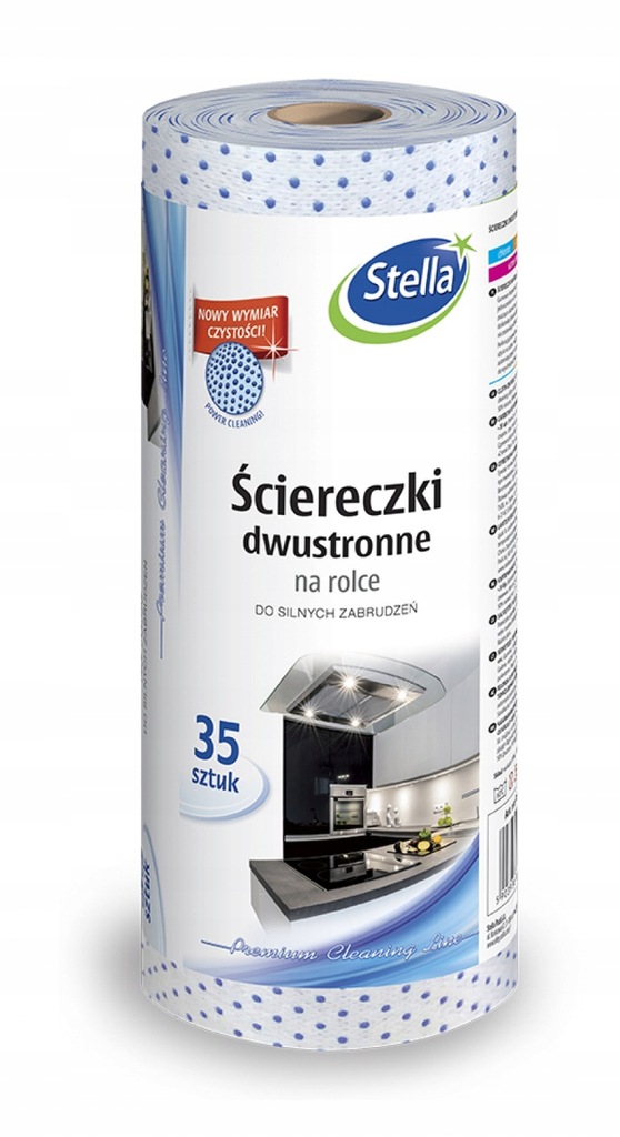 Ściereczki dwustronne na rolce 35szt