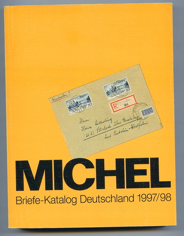 MICHEL-BRIEFFE-KATALOG DEUTSCHLAND 1997/98