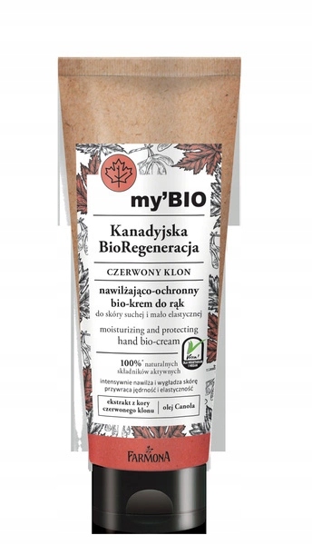 MY BIO Kanadyjska Bio Regeneracja krem do rąk nawilżająco-ochornny 100ml