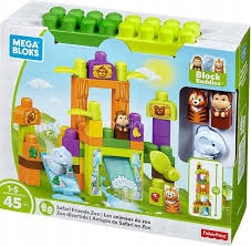 MEGA BLOCKS SAFARI ZOO FISHER PRICE 45EL