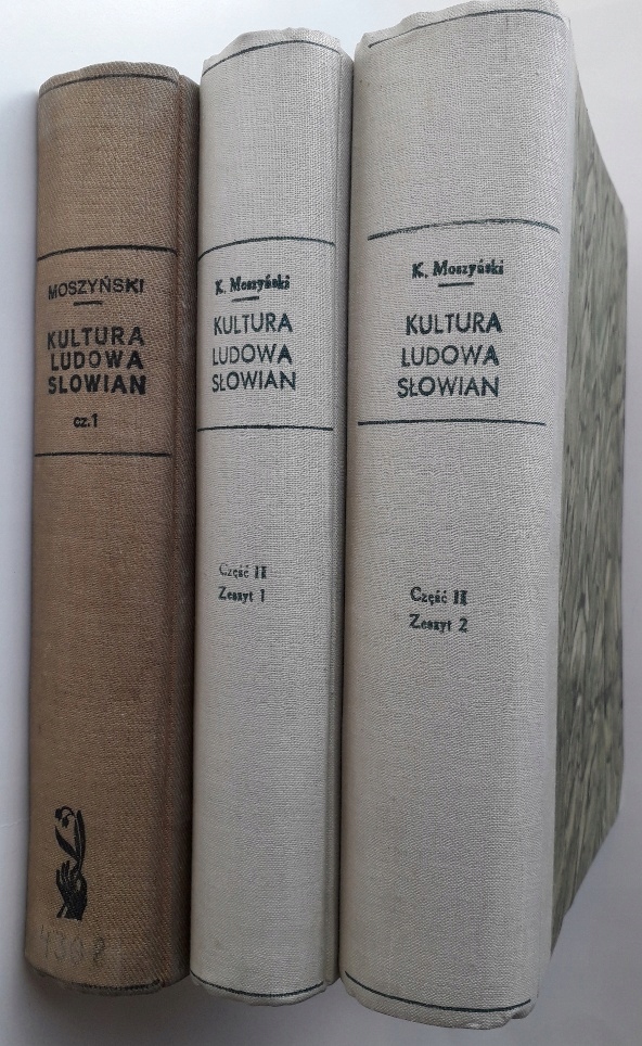 MOSZYŃSKI KULTURA LUDOWA SŁOWIAN t.1-3 KPL.