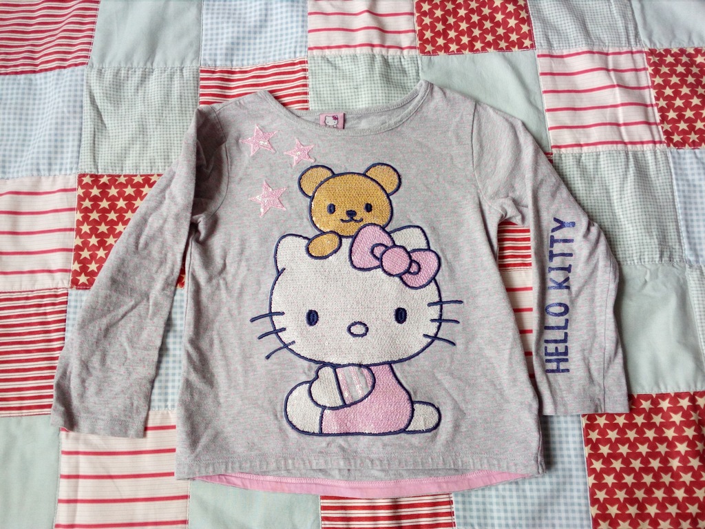 Śliczna bluzka Hello Kitty 4-5 lat
