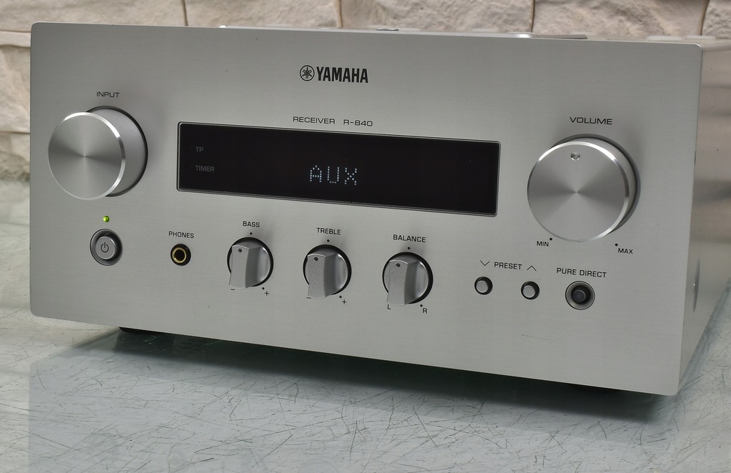 YAMAHA R-840 Srebrny amplituner stereo 2,1 - 12670577039 - oficjalne ...