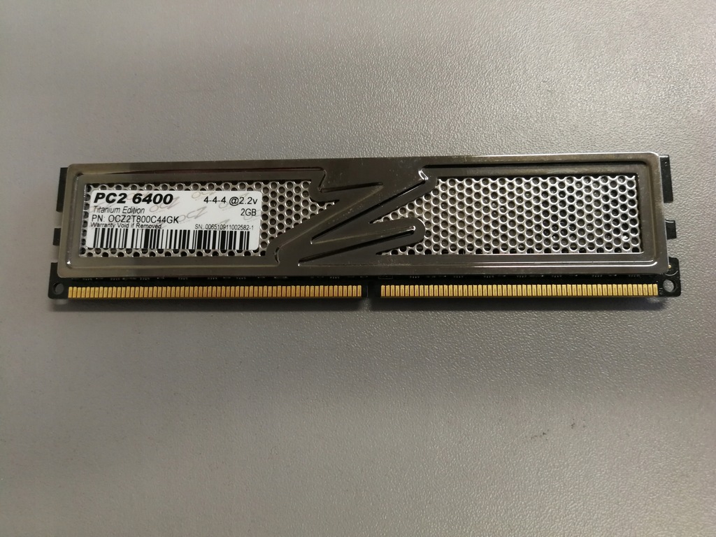 Pamięć RAM 2GB DDR2 800MHz OCZ2T800C44GK OCZ