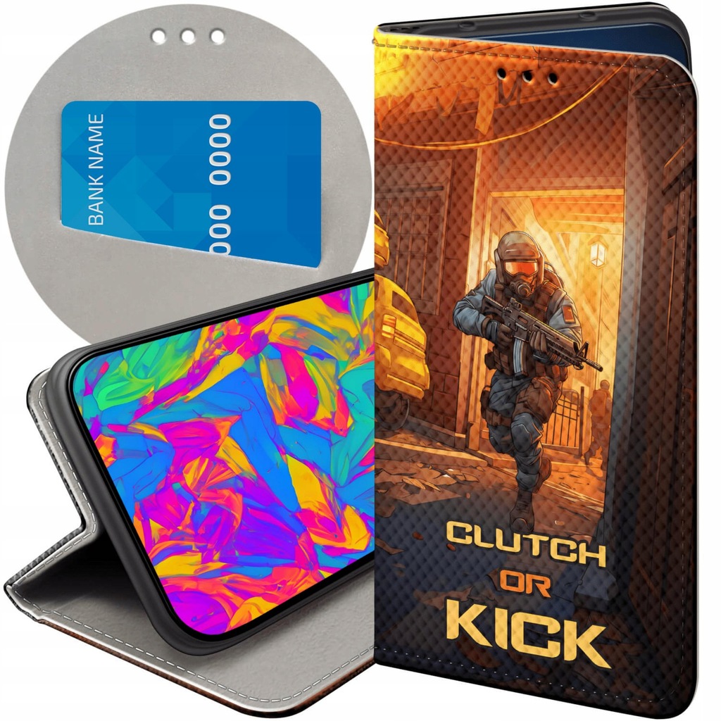 ETUI Z KLAPKĄ DO ONEPLUS NORD 2T 5G WZORY CS GO COUNTER-STRIKE FUTERAŁ CASE
